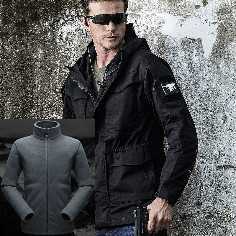 Tactical Urban Jacket: Versatile & Durable for All Seasons - Premium jacket from Lizard Vigilante - Just $54.88! Shop now at Lizard Vigilante