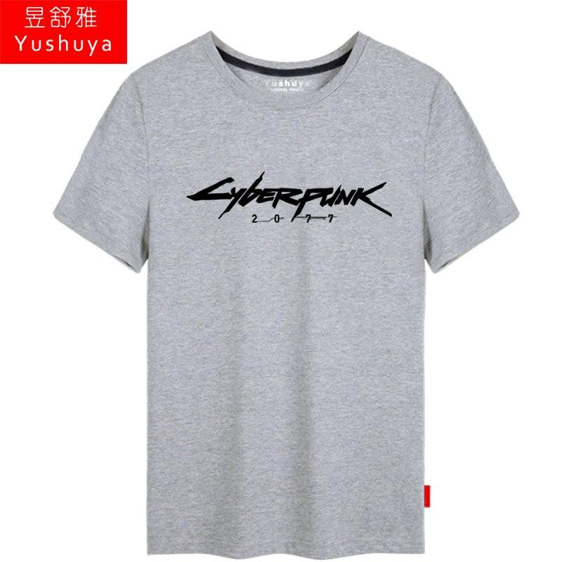 CYBERPUNK 2077 Men Women Clothes Short Sleeve T-Shirt - Premium T-shirt from Lizard Vigilante - Just $21.99! Shop now at Lizard Vigilante