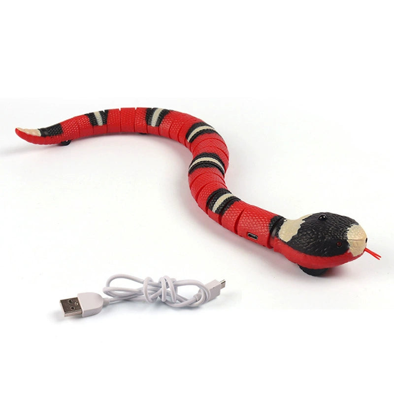 Cat Toy Snake - Electric Automatic Self-Hi Teaser for Cats, Interactive Pet Toy for Kittens and Adult Cats - Premium  from Lizard Vigilante - Just $11.88! Shop now at Lizard Vigilante