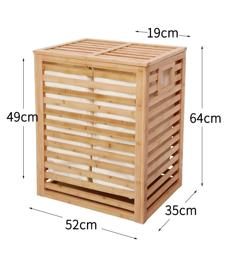 Internet Celebrity Ins Japanese Bedroom Storage Basket with Lid - Premium laundry hamper from Lizard Vigilante - Just $70.99! Shop now at Lizard Vigilante