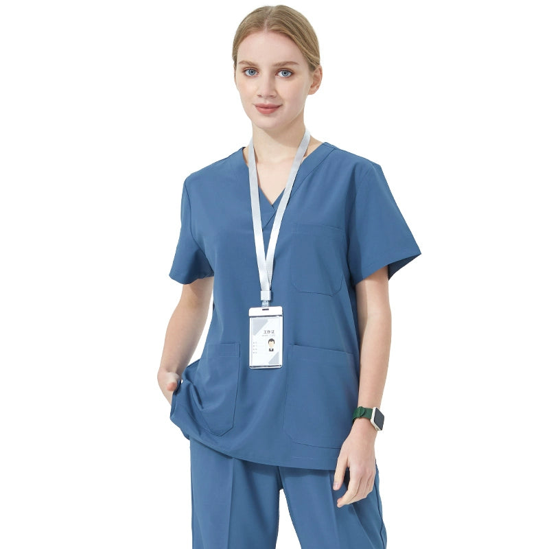 Du Milan Quick-Drying T-shirt Stretch Doctor Hand Washing Suit - Premium scrubs from Lizard Vigilante - Just $38.88! Shop now at Lizard Vigilante