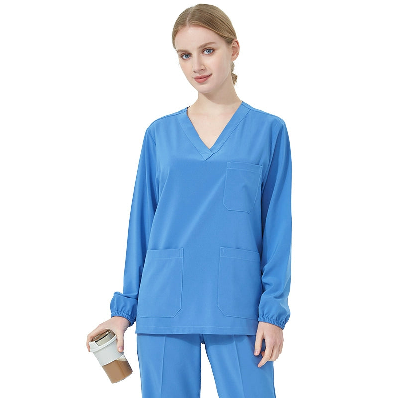 Du Milan Quick-Drying T-shirt Stretch Doctor Hand Washing Suit - Premium scrubs from Lizard Vigilante - Just $38.88! Shop now at Lizard Vigilante