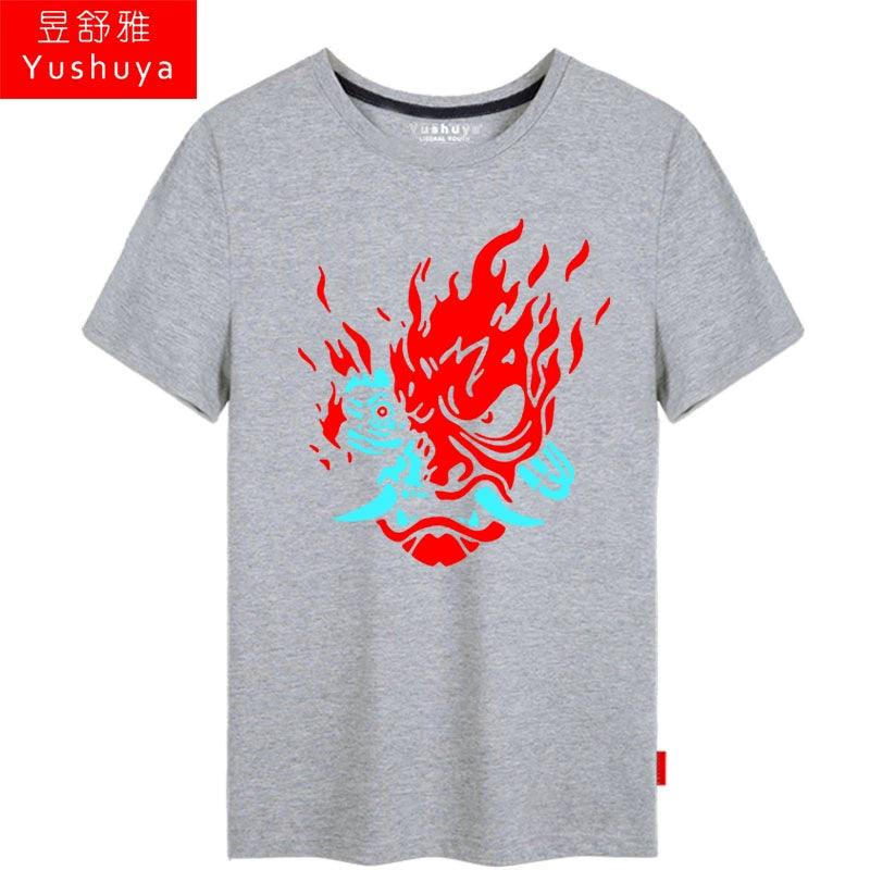 CYBERPUNK 2077 Men Women Clothes Short Sleeve T-Shirt - Premium T-shirt from Lizard Vigilante - Just $21.99! Shop now at Lizard Vigilante