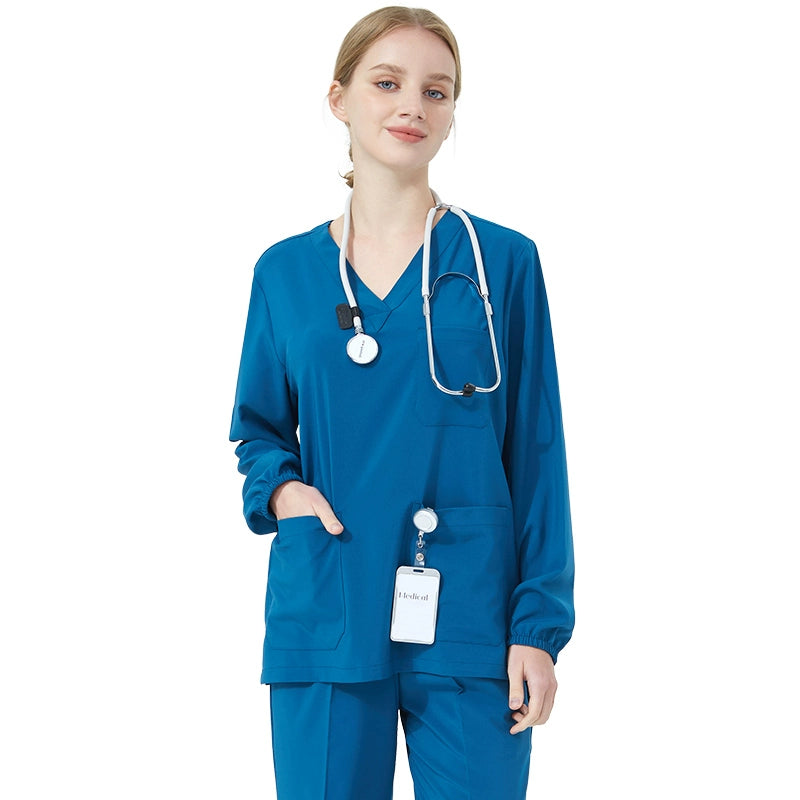 Du Milan Quick-Drying T-shirt Stretch Doctor Hand Washing Suit - Premium scrubs from Lizard Vigilante - Just $38.88! Shop now at Lizard Vigilante