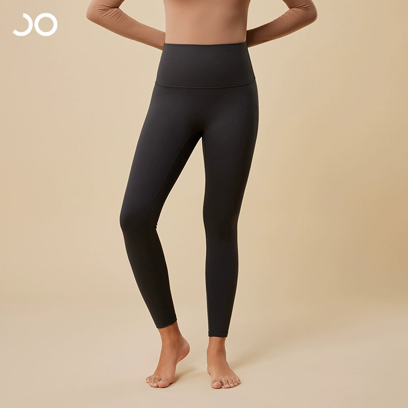 Jiao Ma Algin Fabric High Waist Hip Raise Yoga Pants for Women - Heattech Ankle-Length Leggings - Premium yoga pants from Lizard Vigilante - Just $114.99! Shop now at Lizard Vigilante