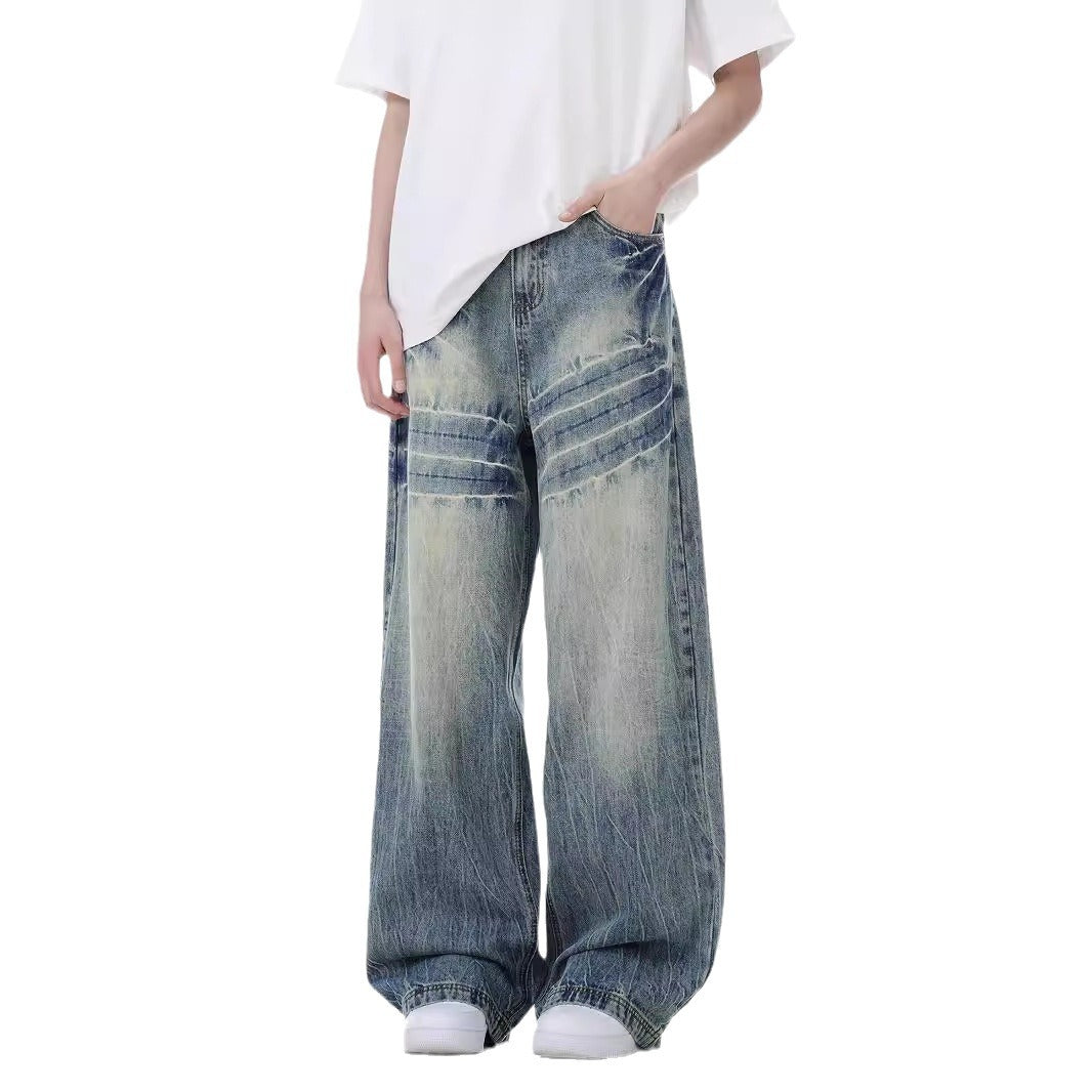Loose Wide Leg Jeans American High Street