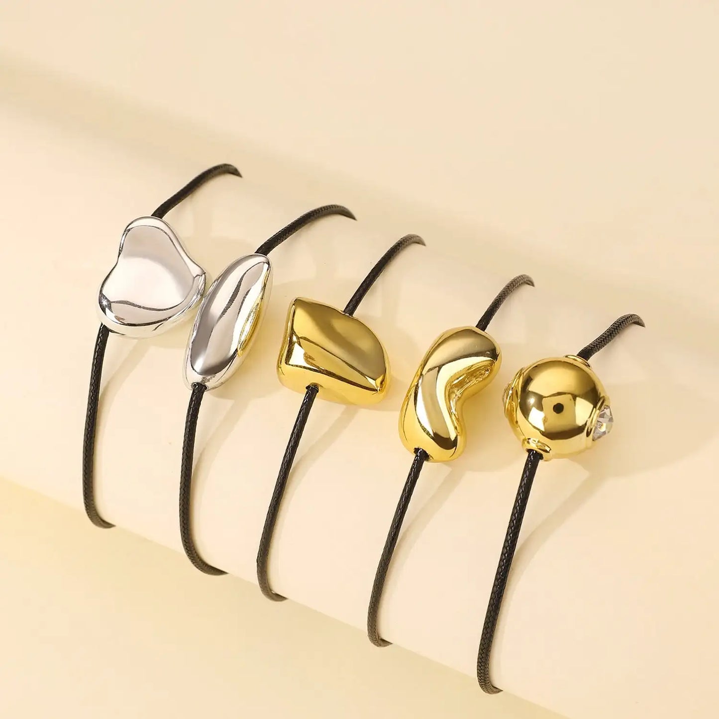 Women's Simple Ball Love Knotted Bracelet Necklace