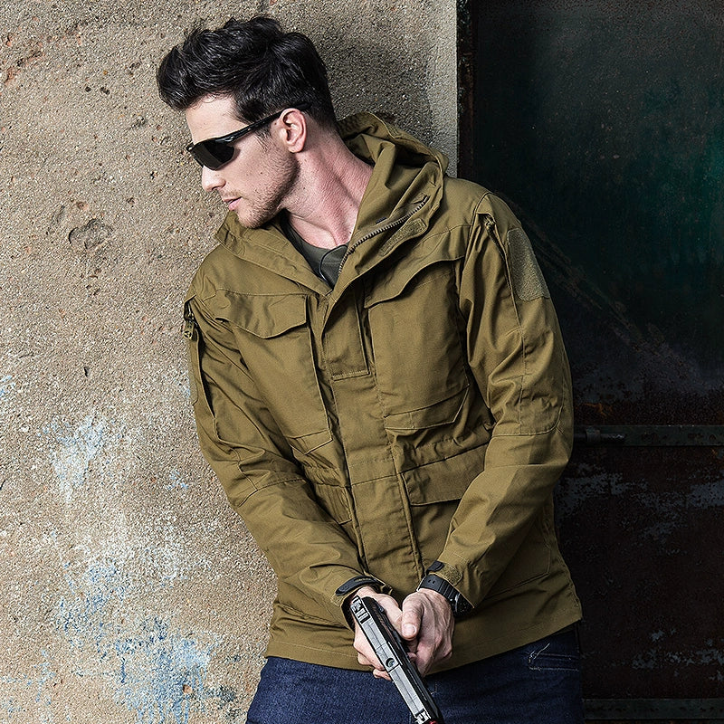 Tactical Urban Jacket: Versatile & Durable for All Seasons - Premium jacket from Lizard Vigilante - Just $54.88! Shop now at Lizard Vigilante