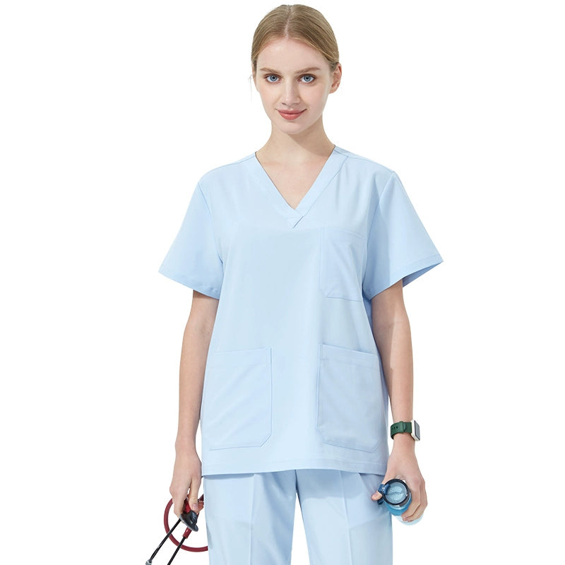 Du Milan Quick-Drying T-shirt Stretch Doctor Hand Washing Suit - Premium scrubs from Lizard Vigilante - Just $38.88! Shop now at Lizard Vigilante