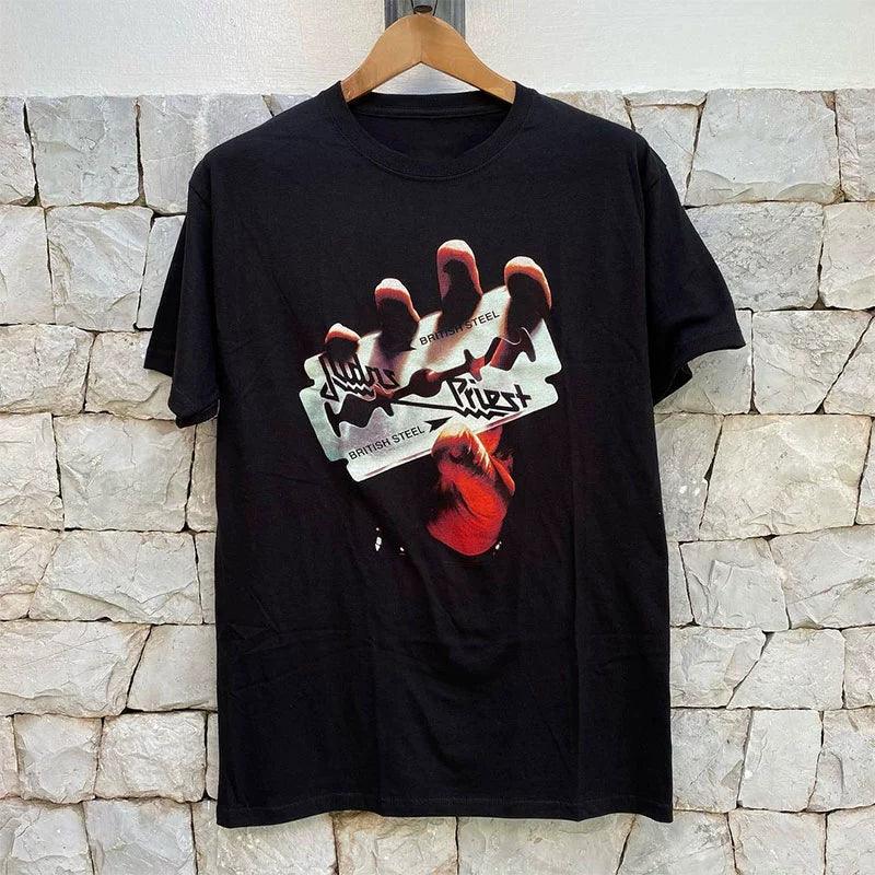 Judas Priest Rock Heavy Metal Punk Short Sleeve Men's and Women's Rock Concert T-shirt - Lizard Vigilante