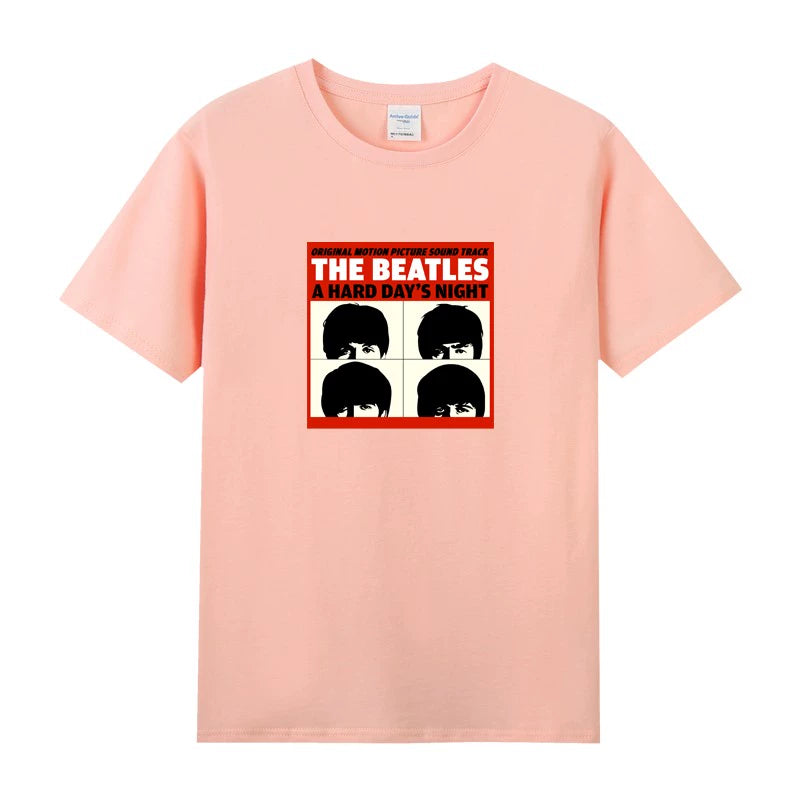 The Rock Band Short Sleeve T-Shirt Beatles Lennon Summer Tee Shirt - Lizard Vigilante