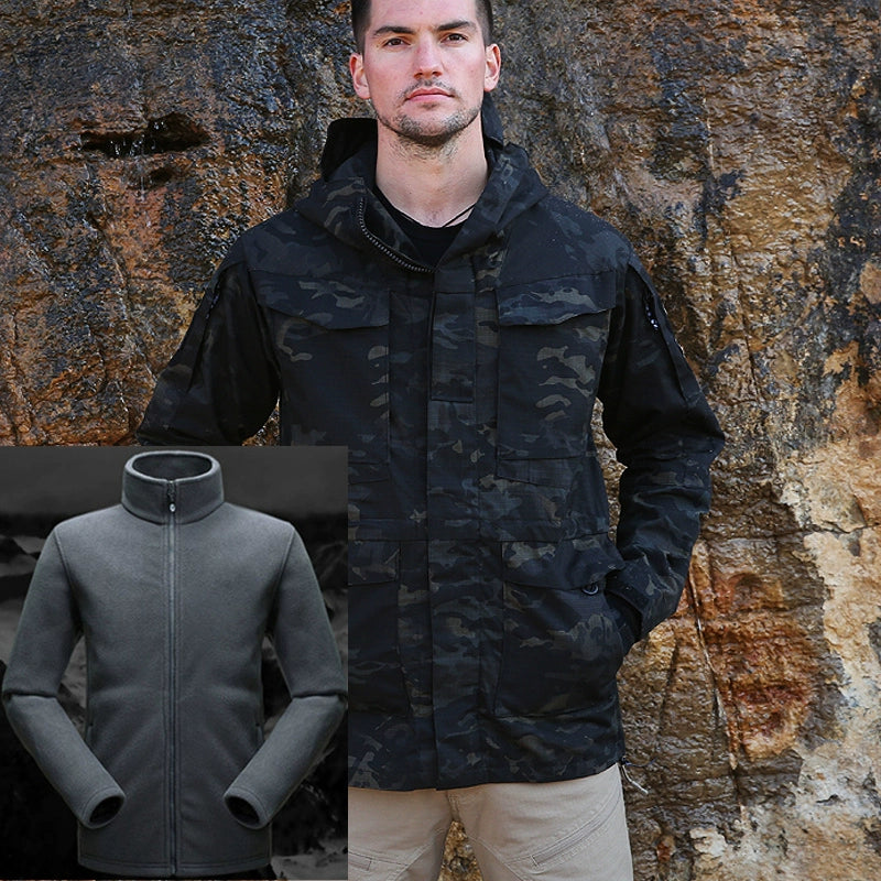 Tactical Urban Jacket: Versatile & Durable for All Seasons - Premium jacket from Lizard Vigilante - Just $54.88! Shop now at Lizard Vigilante