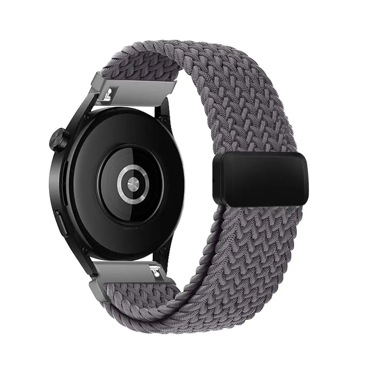 Metal Magnetic Buckle Nylon Braided Stretch Strap