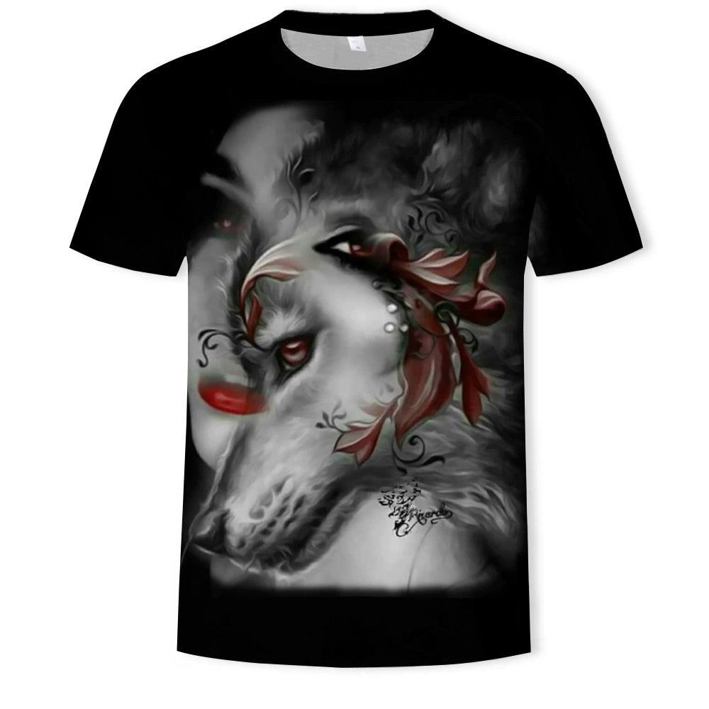 KISS Skull Print Slim Fit Crewneck T-Shirt - Popular Short Sleeve Tee - Premium t-shirt from Lizard Vigilante - Just $22.99! Shop now at Lizard Vigilante