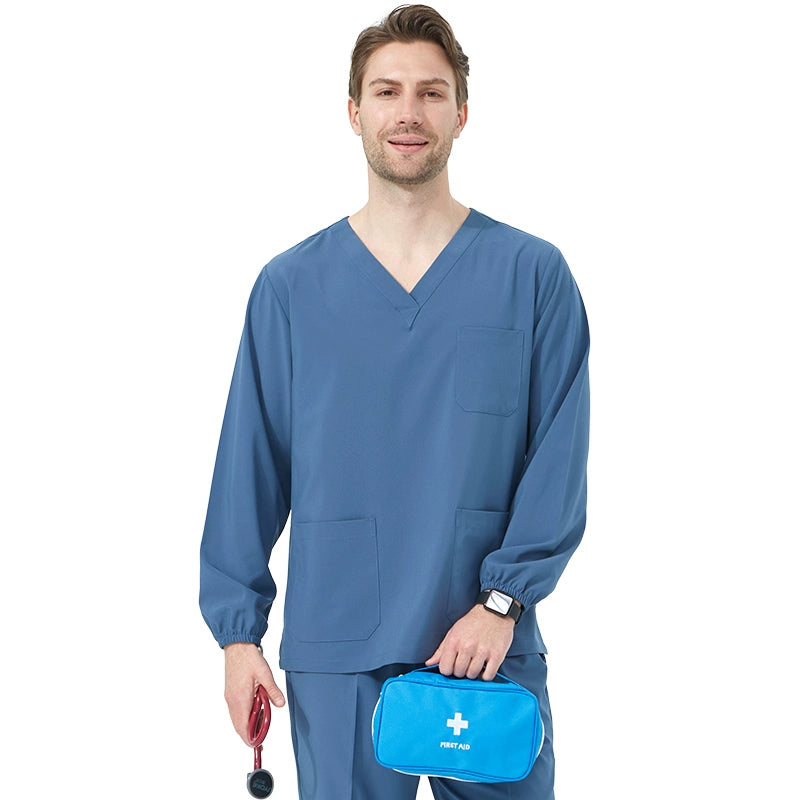 Du Milan Quick-Drying T-shirt Stretch Doctor Hand Washing Suit - Premium scrubs from Lizard Vigilante - Just $38.88! Shop now at Lizard Vigilante