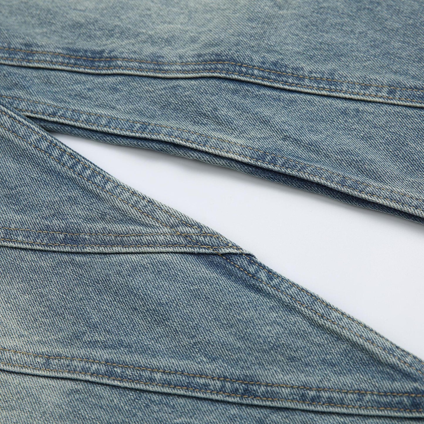 Double Waist Design Loose Leisure Workwear Trousers