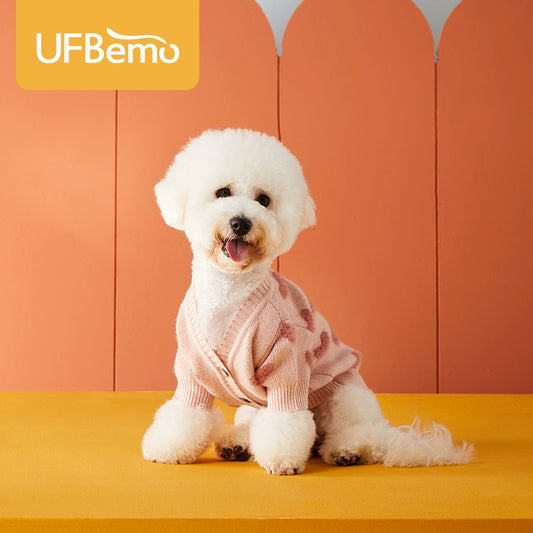 UF.Bemo Princess Style Pet Sweater for Small Dogs – Autumn & Winter Cardigan - Premium dog clothes from Lizard Vigilante - Just $39.99! Shop now at Lizard Vigilante