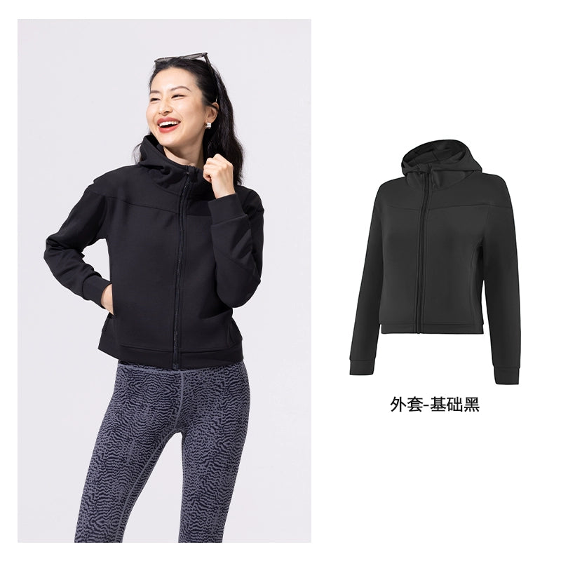 Yoyoplus Slim-Looking Loose Luxury Long Sleeve Hooded Zipper Jacket for Women – Lightweight Cardigan - Premium hoodie from Lizard Vigilante - Just $51.99! Shop now at Lizard Vigilante