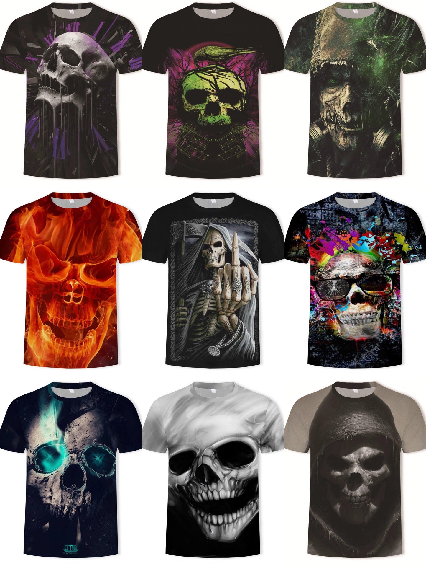 KISS Skull Print Slim Fit Crewneck T-Shirt - Popular Short Sleeve Tee - Premium t-shirt from Lizard Vigilante - Just $22.99! Shop now at Lizard Vigilante