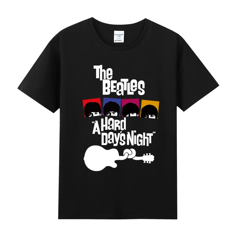 The Rock Band Short Sleeve T-Shirt Beatles Lennon Summer Tee Shirt - Lizard Vigilante