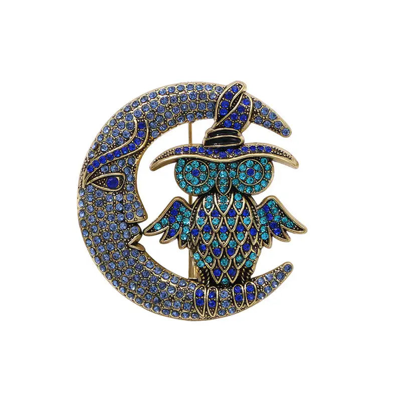 Heavy Industry Full Diamond Animal Pin Women's Accessories