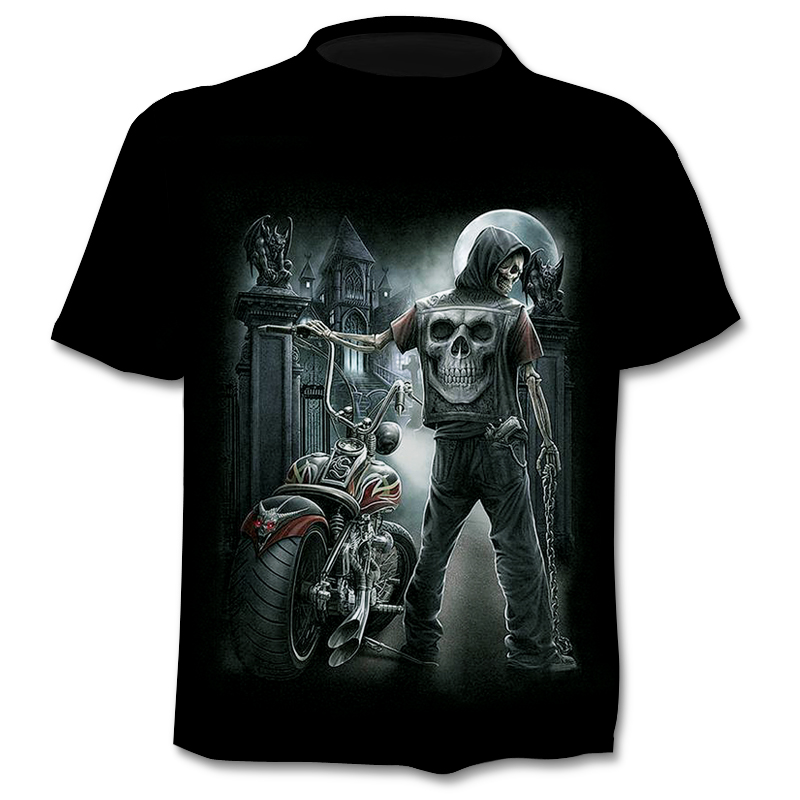 3D Skull Print Large Size Short Sleeve 3D Skull Print Plus Size Short Sleeve - Premium T-shirt from Lizard Vigilante - Just $23.99! Shop now at Lizard Vigilante