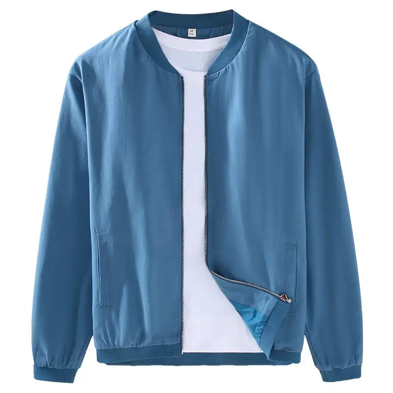 Solid Color Simple Jacket Men's Autumn Lightweight