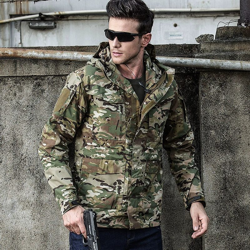 Tactical Urban Jacket: Versatile & Durable for All Seasons - Premium jacket from Lizard Vigilante - Just $54.88! Shop now at Lizard Vigilante