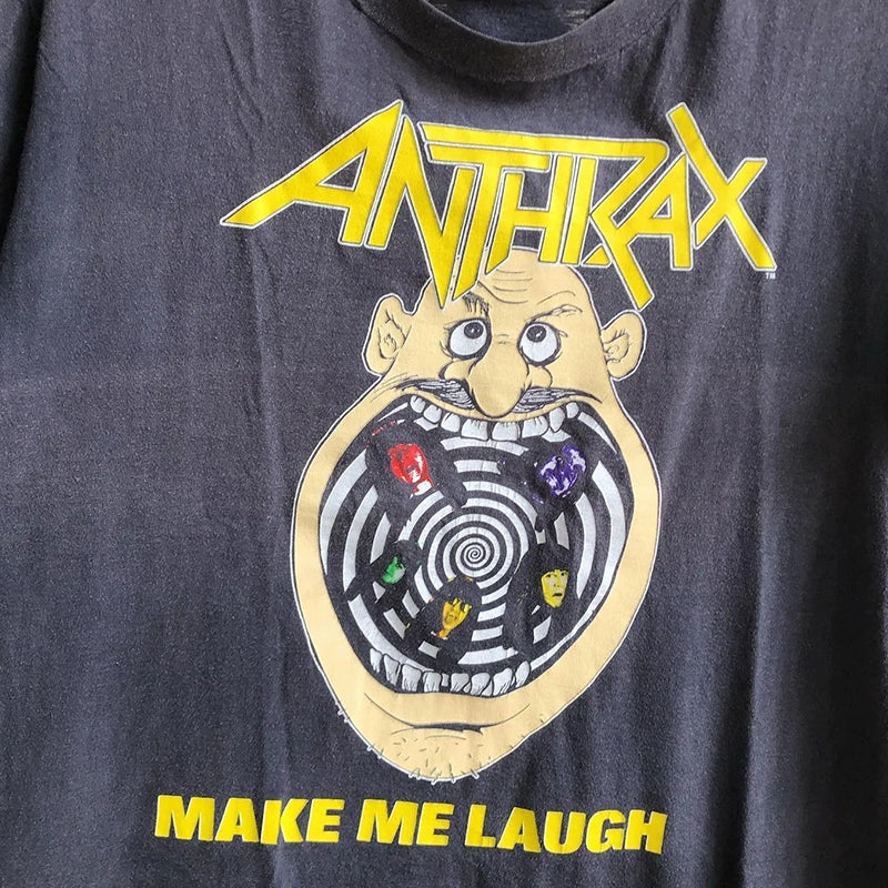 Anthrax Heavy Metal Concert Rock Style T-shirt Short Sleeve - Lizard Vigilante
