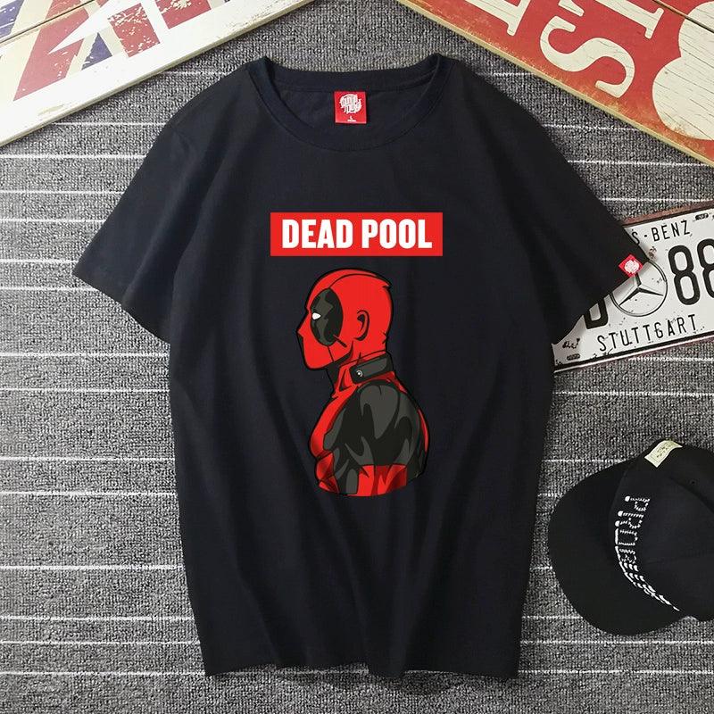 Marvel Deadpool Short Sleeve 10th Anniversary T-shirt Flash AntMan Hulk Thor - Lizard Vigilante