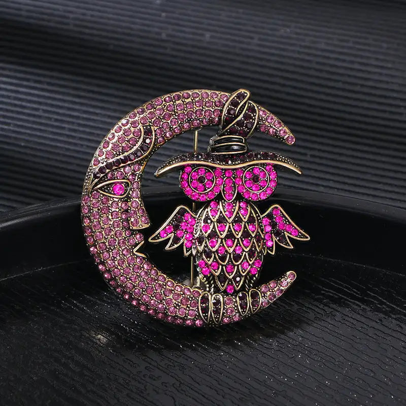Heavy Industry Full Diamond Animal Pin Women's Accessories