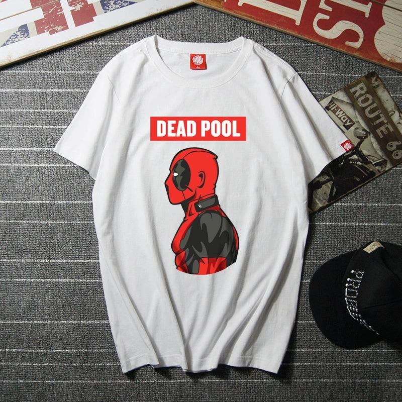 Marvel Deadpool Short Sleeve 10th Anniversary T-shirt Flash AntMan Hulk Thor - Lizard Vigilante