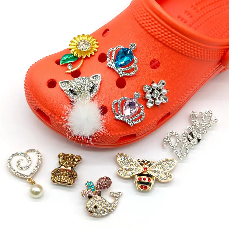 Hole Shoes Accessories Metal Buckle