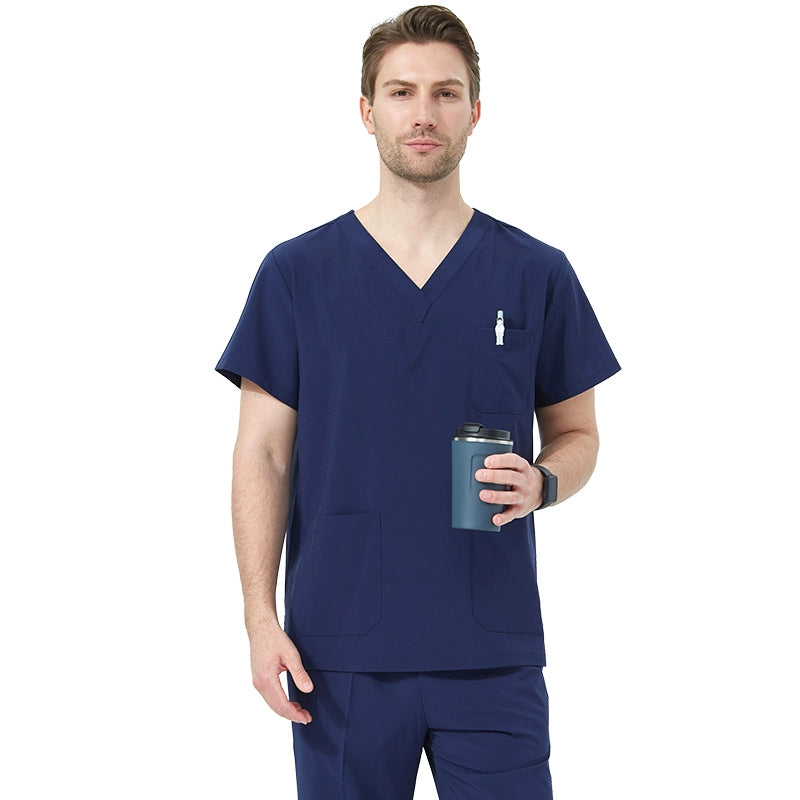 Du Milan Quick-Drying T-shirt Stretch Doctor Hand Washing Suit - Premium scrubs from Lizard Vigilante - Just $38.88! Shop now at Lizard Vigilante