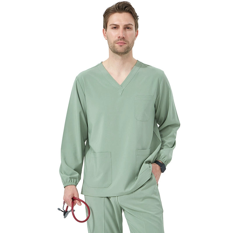 Du Milan Quick-Drying T-shirt Stretch Doctor Hand Washing Suit - Premium scrubs from Lizard Vigilante - Just $38.88! Shop now at Lizard Vigilante