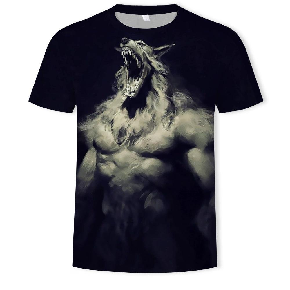 KISS Skull Print Slim Fit Crewneck T-Shirt - Popular Short Sleeve Tee - Premium t-shirt from Lizard Vigilante - Just $22.99! Shop now at Lizard Vigilante