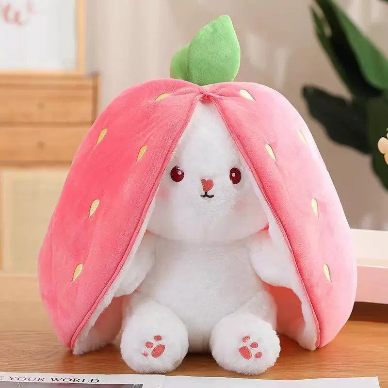 Soothing Transformation Bunny Girl Pillow Stuffed Toy – Plush PP Cotton Rabbit Doll for All Ages - Premium toy from Lizard Vigilante - Just $16.88! Shop now at Lizard Vigilante