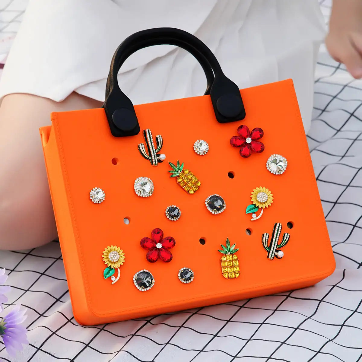 Hole Shoes Accessories Metal Buckle