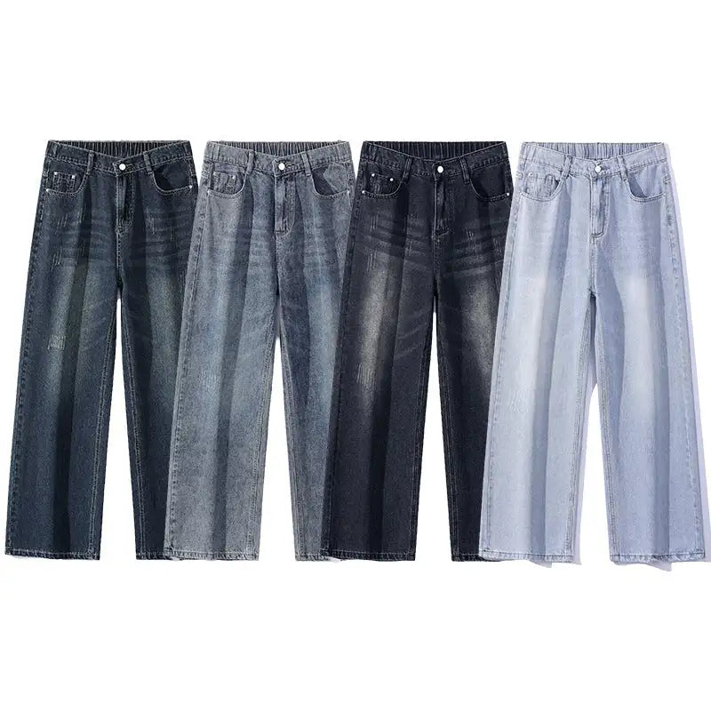 American Retro Straight Jeans Men's All-match Casual