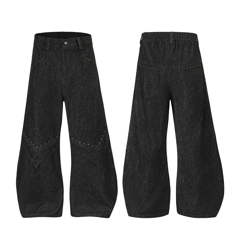 Men's American-style Casual High Street Profile Jeans