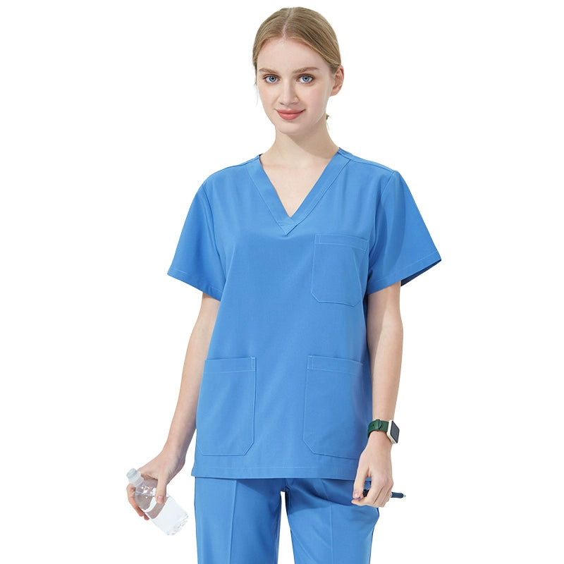 Du Milan Quick-Drying T-shirt Stretch Doctor Hand Washing Suit - Premium scrubs from Lizard Vigilante - Just $38.88! Shop now at Lizard Vigilante