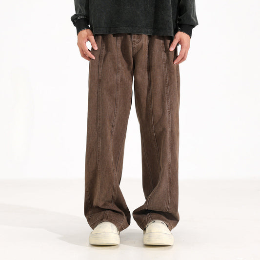 Maillard American Retro Drooping Straight Jeans