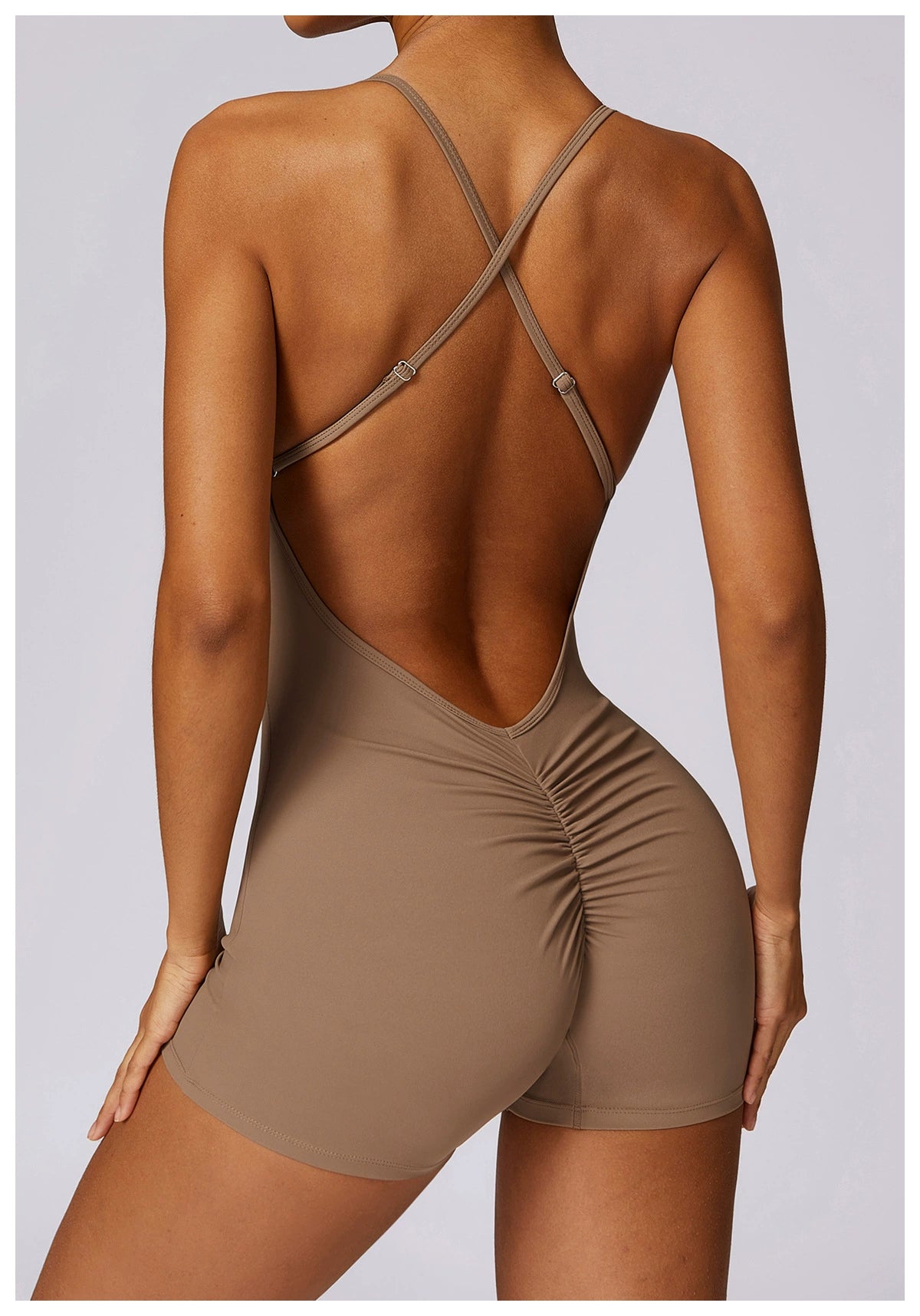 Quick-Drying Nude Feel Hip Lifting Women's Summer Running Sling One-Piece - Premium  from Lizard Vigilante - Just $27.99! Shop now at Lizard Vigilante