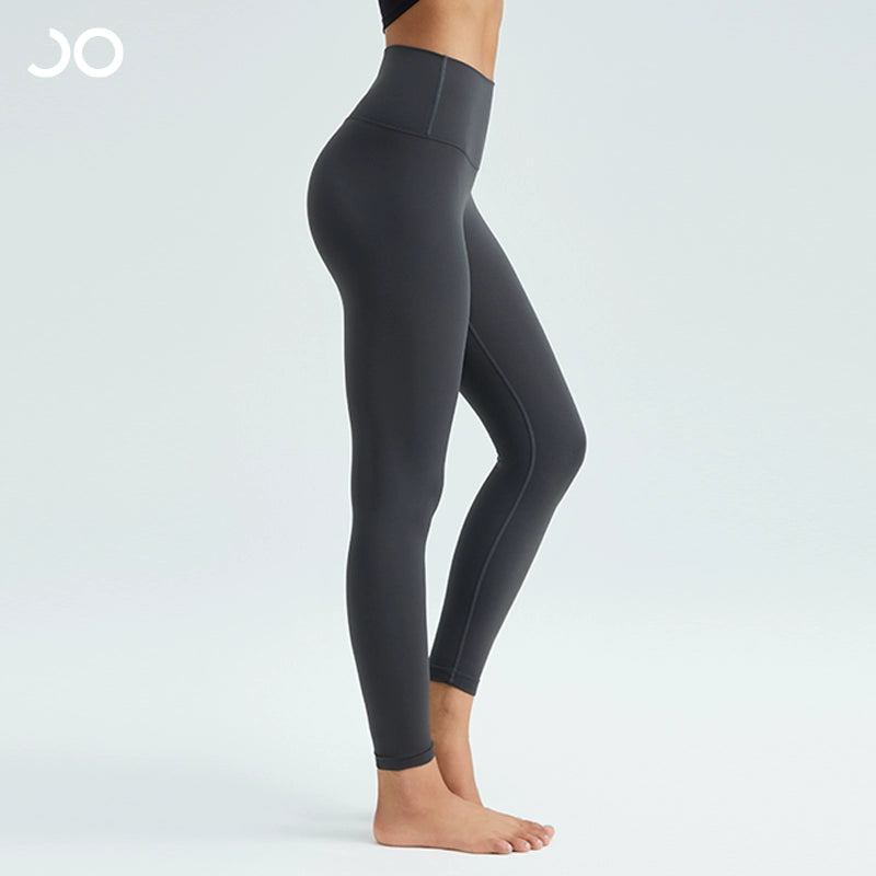 Jiao Ma Algin Fabric High Waist Hip Raise Yoga Pants for Women - Heattech Ankle-Length Leggings - Premium yoga pants from Lizard Vigilante - Just $114.99! Shop now at Lizard Vigilante