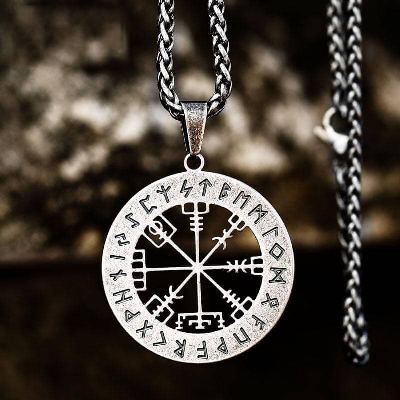 Vegvisir Viking Compass Stainless Steel Pendant