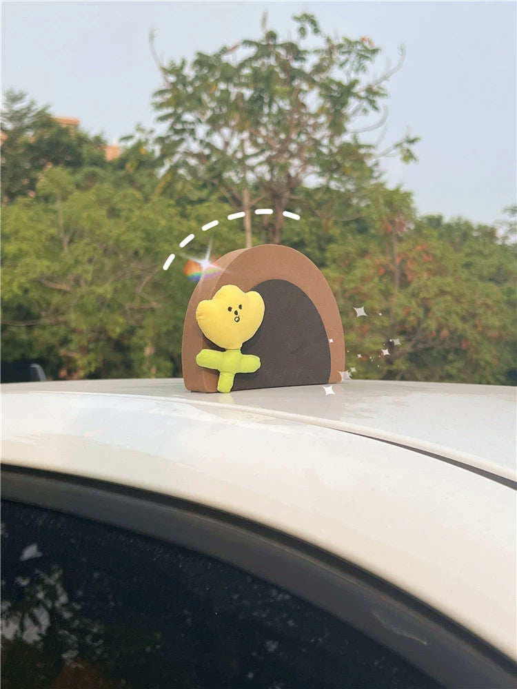 Cute Bear Ears Car Roof Decoration – Stylish 3D Cartoon Accessories for a Fun Car Makeover - Premium auto accessories from Lizard Vigilante - Just $22.88! Shop now at Lizard Vigilante