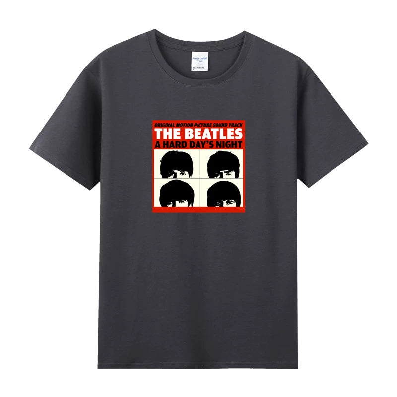 The Rock Band Short Sleeve T-Shirt Beatles Lennon Summer Tee Shirt - Lizard Vigilante