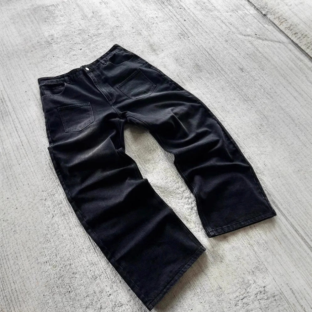 American Retro Street Loose Jeans