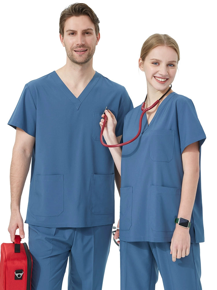 Du Milan Quick-Drying T-shirt Stretch Doctor Hand Washing Suit - Premium scrubs from Lizard Vigilante - Just $38.88! Shop now at Lizard Vigilante