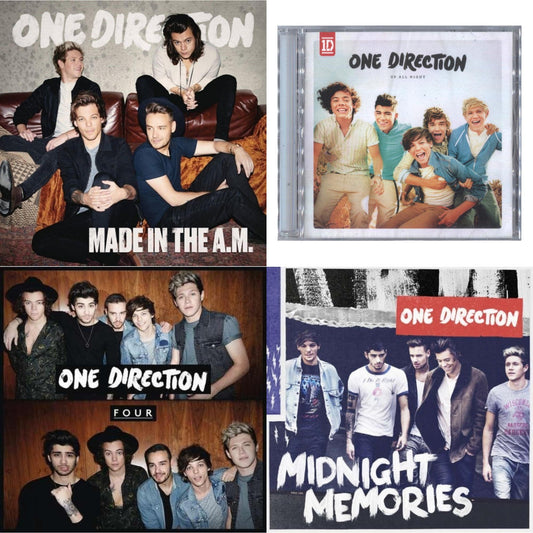 One Direction - Four & Up All Night & Made In The A.M. & Midnight Memories - CD Bundle